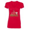 Ladies' SoftStyle® Fitted V-Neck T-Shirt Thumbnail